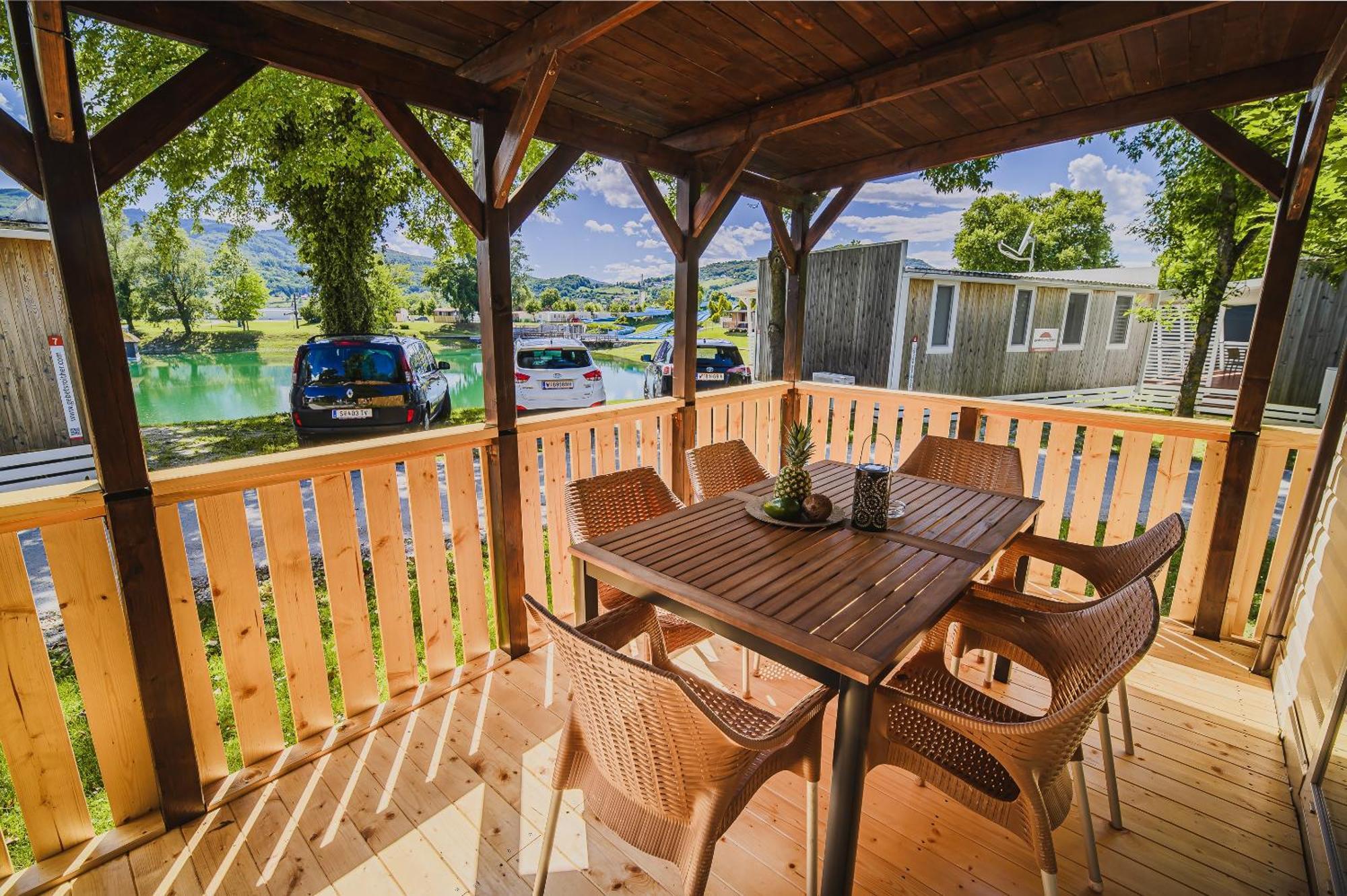 Lake View Mobile Homes With Thermal Riviera Tickets In Terme Catez Catez ob Savi Cameră foto